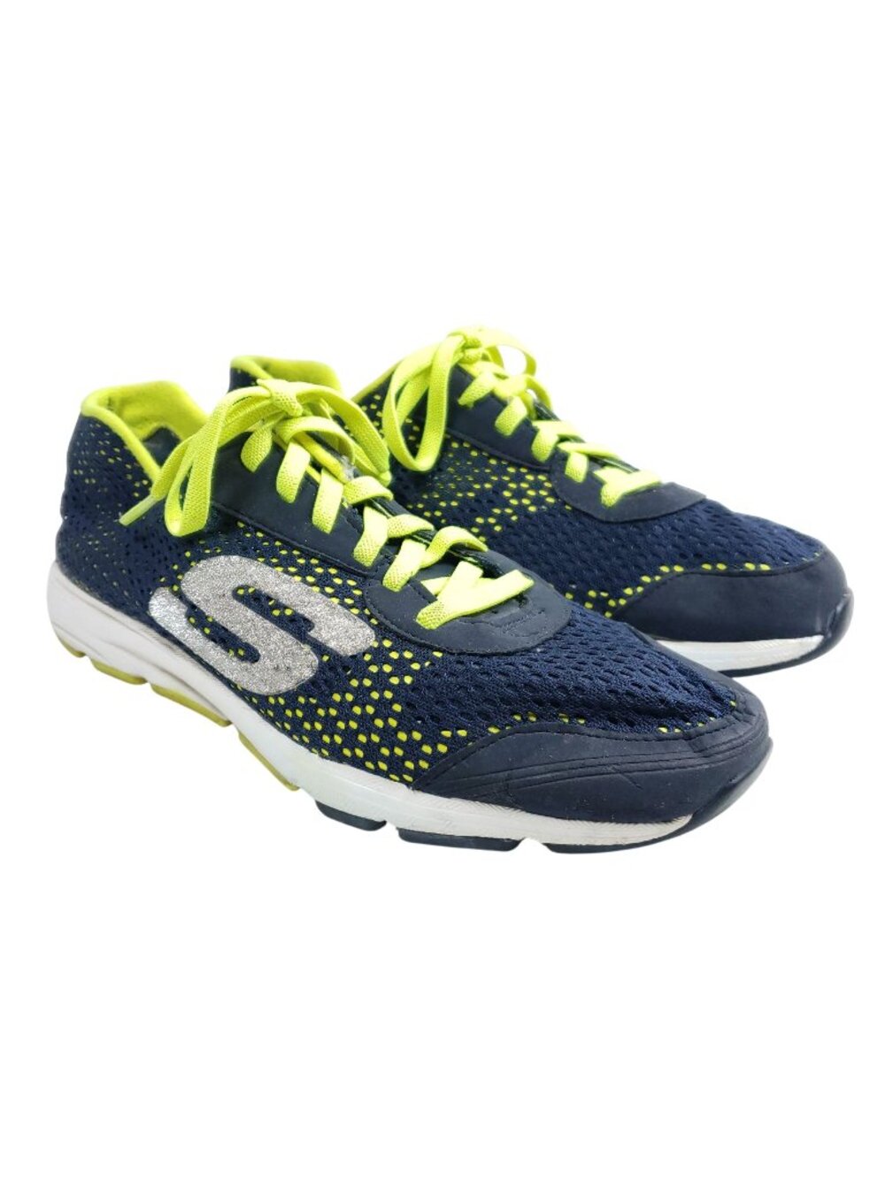Skechers Women's Size 7 Lightweight Mesh Running Shoes Blue